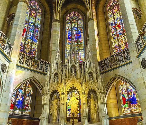 Altar All Saints Castle, Wittenberg, Germany. Where Luther posted 95 thesis