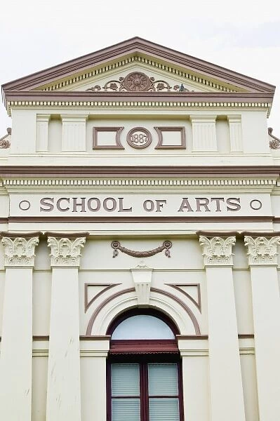 Australia, Queensland, Fraser Coast, Maryborough. Exterior of the School of Arts Building