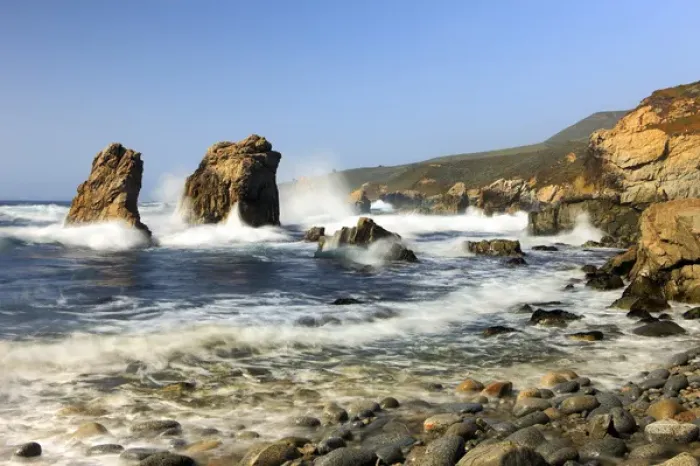 Framed Print : Breaking Waves Print - Garrapata State Park, California Framed Print : Breaking Waves Print - Garrapata State Park, California
