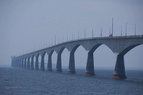 Canada, Prince Edward Island. Confederation Bridge over Northumberland Strait