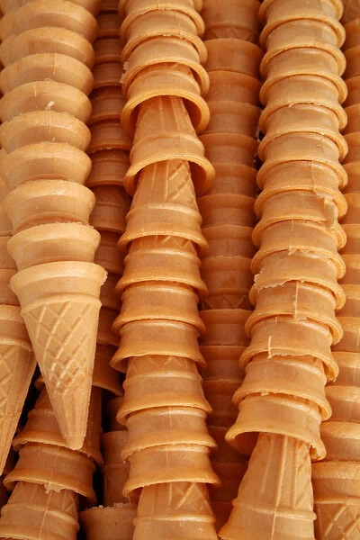 Close up of Ice Cream Cones, Ouray, Colorado, USA