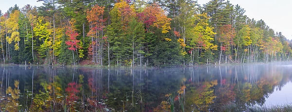 Council Lake in fall, Alger County, Michigan