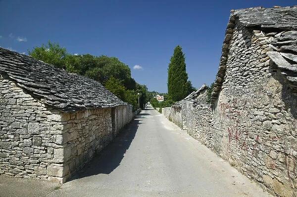 CROATIA, Central Dalmatia, BRAC ISLAND, SKRIP. Oldest settlement on BRAC, Stone House