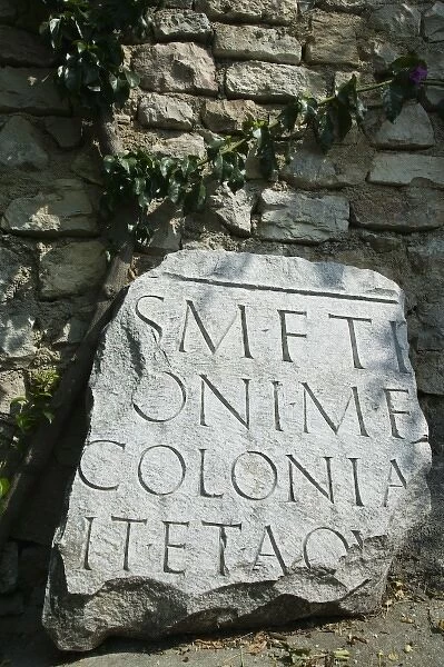 Croatia, Central Dalmatia, SOLIN  /  SALONA. Ruins of the Roman city of SALONA (1st