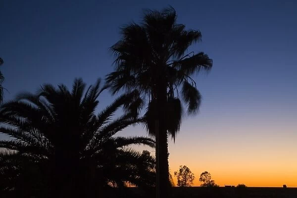 Dawn at Cadney Road House, Stuart Highway, Outback, South Australia, Australia