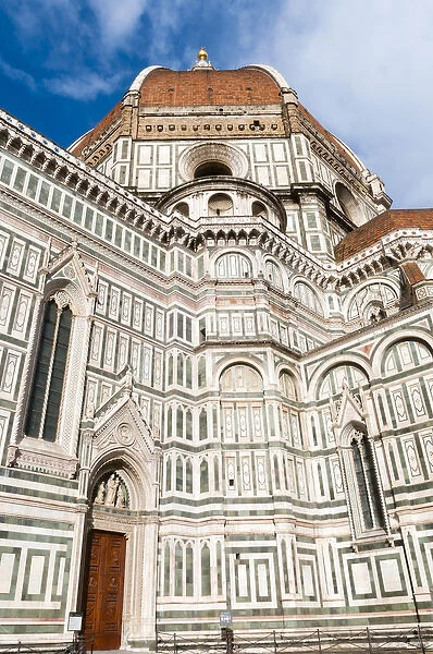 The dome of Brunelleschi, Cathedral, UNESCO World Heritage Site, Firenze, Tuscany, Italy
