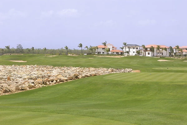 Dominican Republic, La Romana, Chavon, La Estancia Golf Resort, golf course and villas