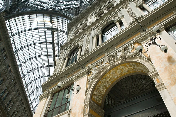 Europe, Italy, Campania, NAPLES: Galleria Umberto 1  /  Interior
