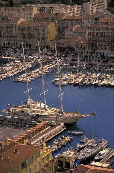 France, Cote d Azur, Nice, French Riviera. The Old Port