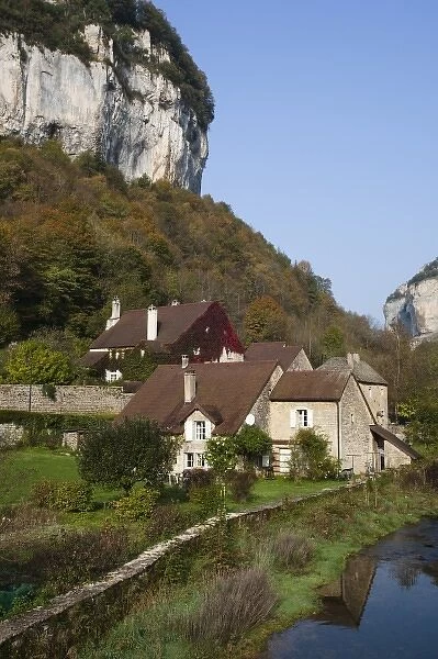 France, Jura Department, Franche-Comte Region, Les Reculees valley area, Baume-les-Messieurs