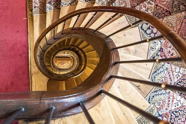 France, Toulouse. A circular staircase