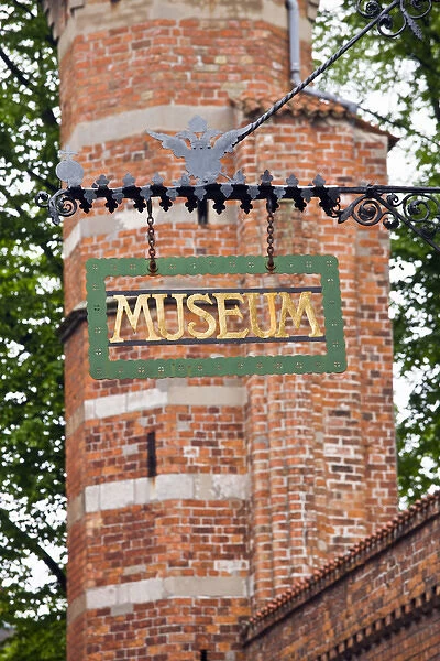 GERMANY, Schleswig-Holstein, Lubeck. St. Annen Museum sign