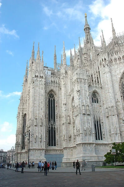 04. Italy, Milan, back view of the Duomo (Editorial Usage Only)
