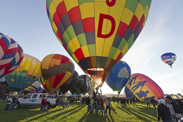Launch site at the Albuquerque Hot Air Balloon Fiesta, New Mexico