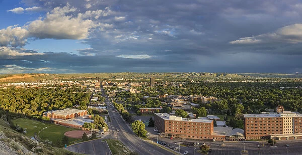 Looking down from the Rimrocks in Billings, Montana, USA