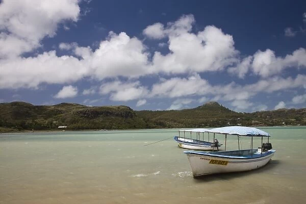 Mauritius, Rodrigues Island, North Rodrigues, water taxis at Pointe de Diable