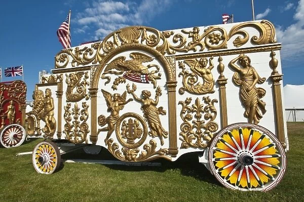 Milwaukee, Wisconsin. Historic circus wagons at the annual Great CIrcus Parade