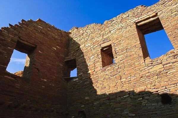 New Mexico. Pueblo Bonito Chaco Culture National Historical Park scenery New Mexico