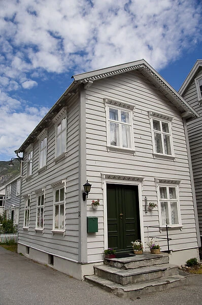 Norway, Laerdal. Gamle Laerdalsoyri (Old Village Center) historic perservation district