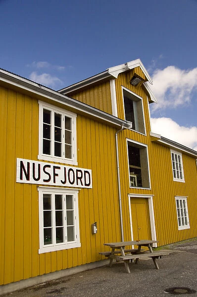 Norway, Nordland, Lofoten Archipelago, Nusfjord. Norways oldest & best preserved