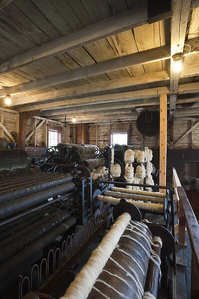 Nova Scotia, Canada. Old Woolen Mill Museum, Barrington