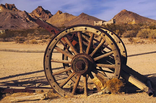 Old Farm Equipment, Ghost Town, Rhyolite, Nevada, USA