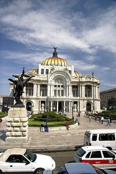 The Palace of Fine Arts in Mexico City, Mexico