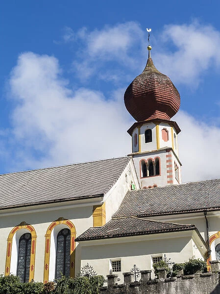 Parish church Sankt Georg (Saint George) in Tiers, Tierser valley