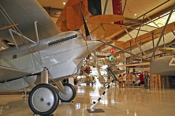 People touring National Museum of Naval Aviation Pensacola, Florida