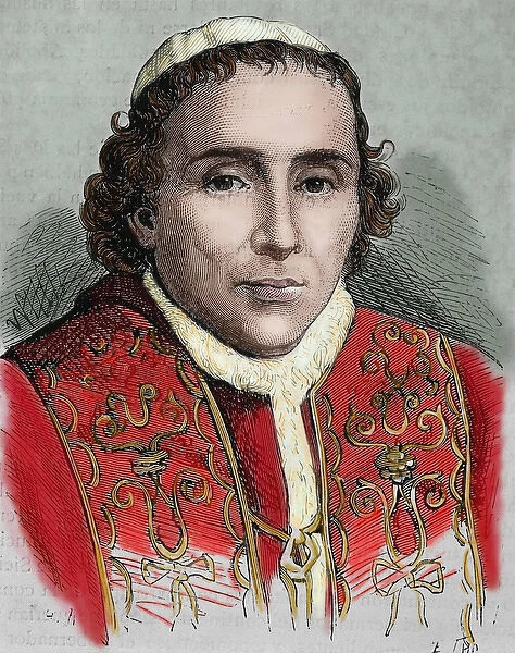 PIUS VII (1740-1829). Italian pope, named Luigi Barnaba Gregorio Chiaramonti