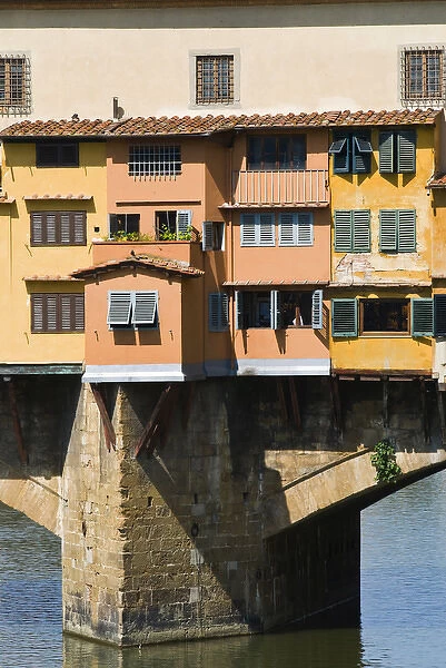 Ponte Vecchio (1345), Florence (Firenze), UNESCO World Heritage Site, Tuscany, Italy