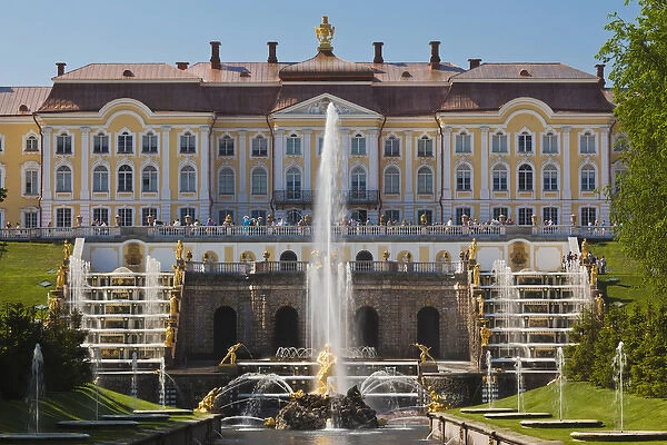 Russia, Saint Petersburg, Peterhof, Grand Palace