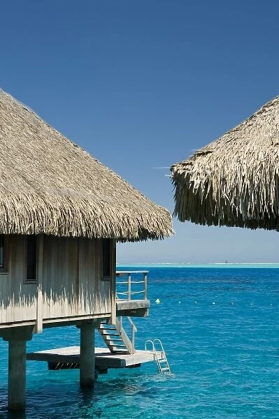 Scenics and grounds of beautiful resort in Bora Bora