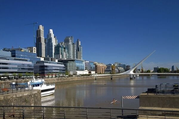 Skyscrapers and waterfront at Puerto Madero in Buenos Aires, Argentina