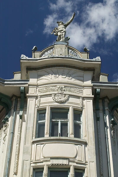 SLOVENIA-Ljubljana: Urbanc Building (b. 1903) Detail
