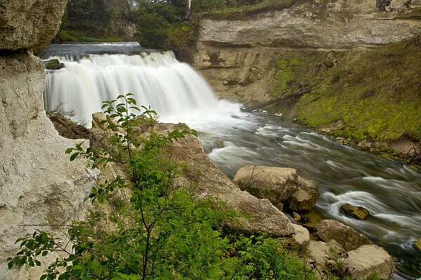 Snake River Falls in Cherry County, Nebraska, USA