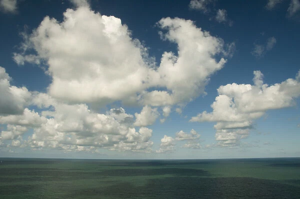 Summer Clouds over La Manche (English Channel) Normandy, France
