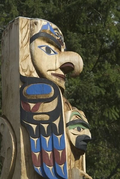 Thunderbird Project Featuring Tseshaht Totem Poles, Port Alberni, British Columbia