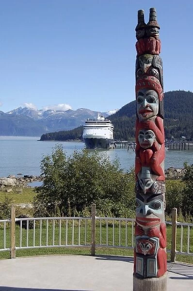 Totem Pole at Lookout Park, Haines, Alaska