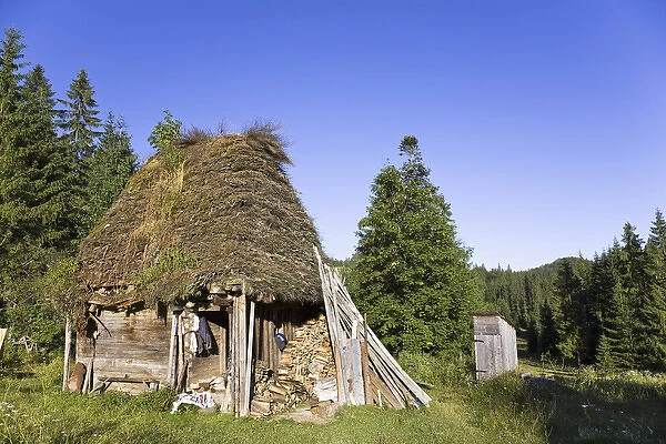 Traditional Farm House in the Apuseni Mountains, Romania