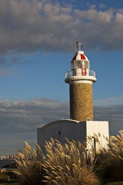Uruguay, Montevideo Department, Montevideo. Punta Brava lighthouse, morning