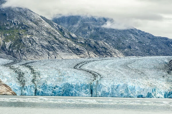 USA, Alaska, Endicott Arm. Overview of Dawes Glacier