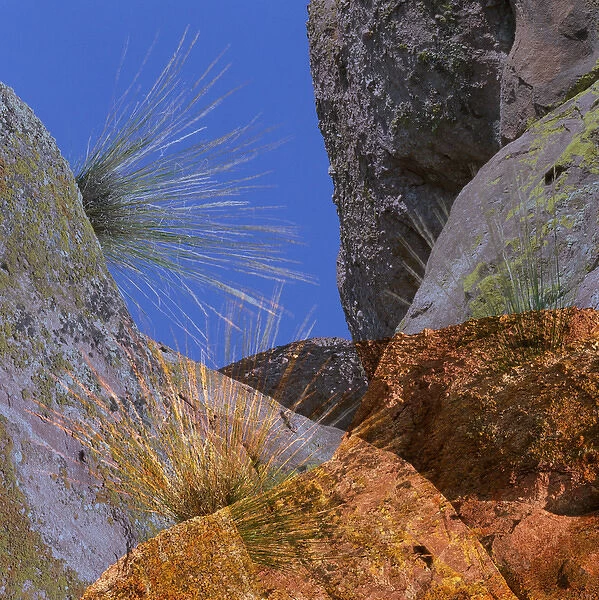 USA, Colorado, Boulder. Montage of boulders