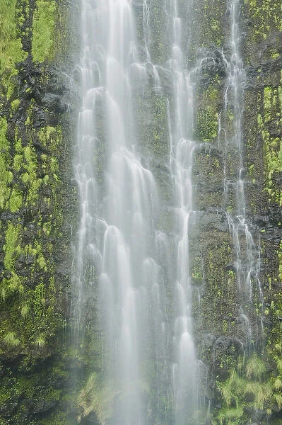 USA, HI, Maui, Haleakala NP, Waimoku Falls