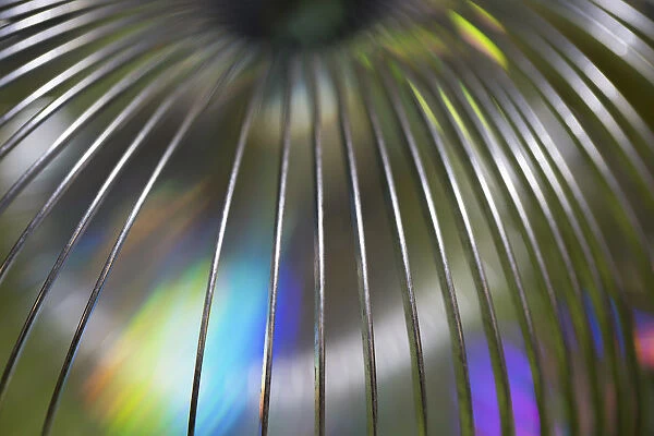 USA, Martinsville, Indiana. Close-up of a slinky