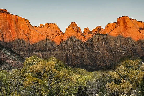 USA, Zion National Park, Temples & Towers, sunrise