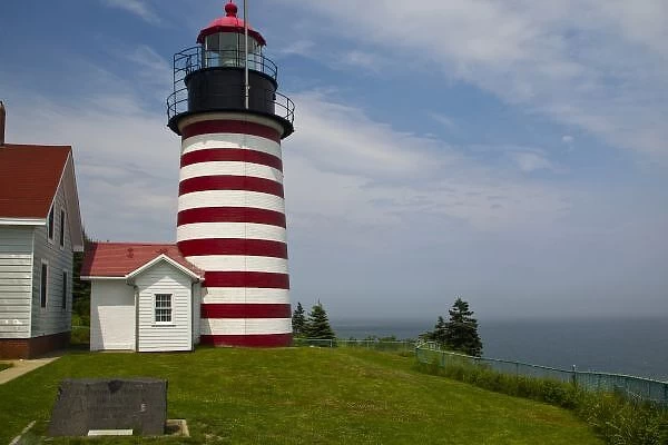 West Quoddy Head Lighthouse State Park is the furthest east point in USA near Lubec