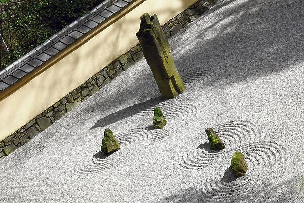 Zen Garden, Portland Japanese Garden, Portland, Oregon, USA