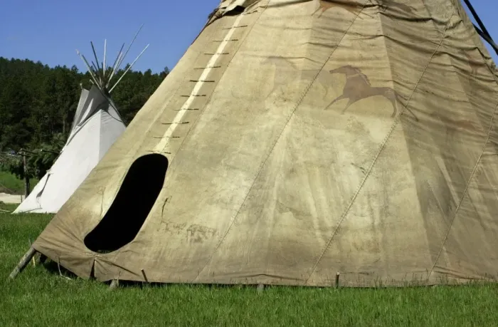 Framed Print : Sioux Tepees Print Framed Print : Sioux Tepees Print