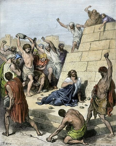 Stephen stoned to death in 36 AD
